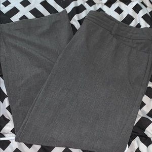 Gray trouser pants